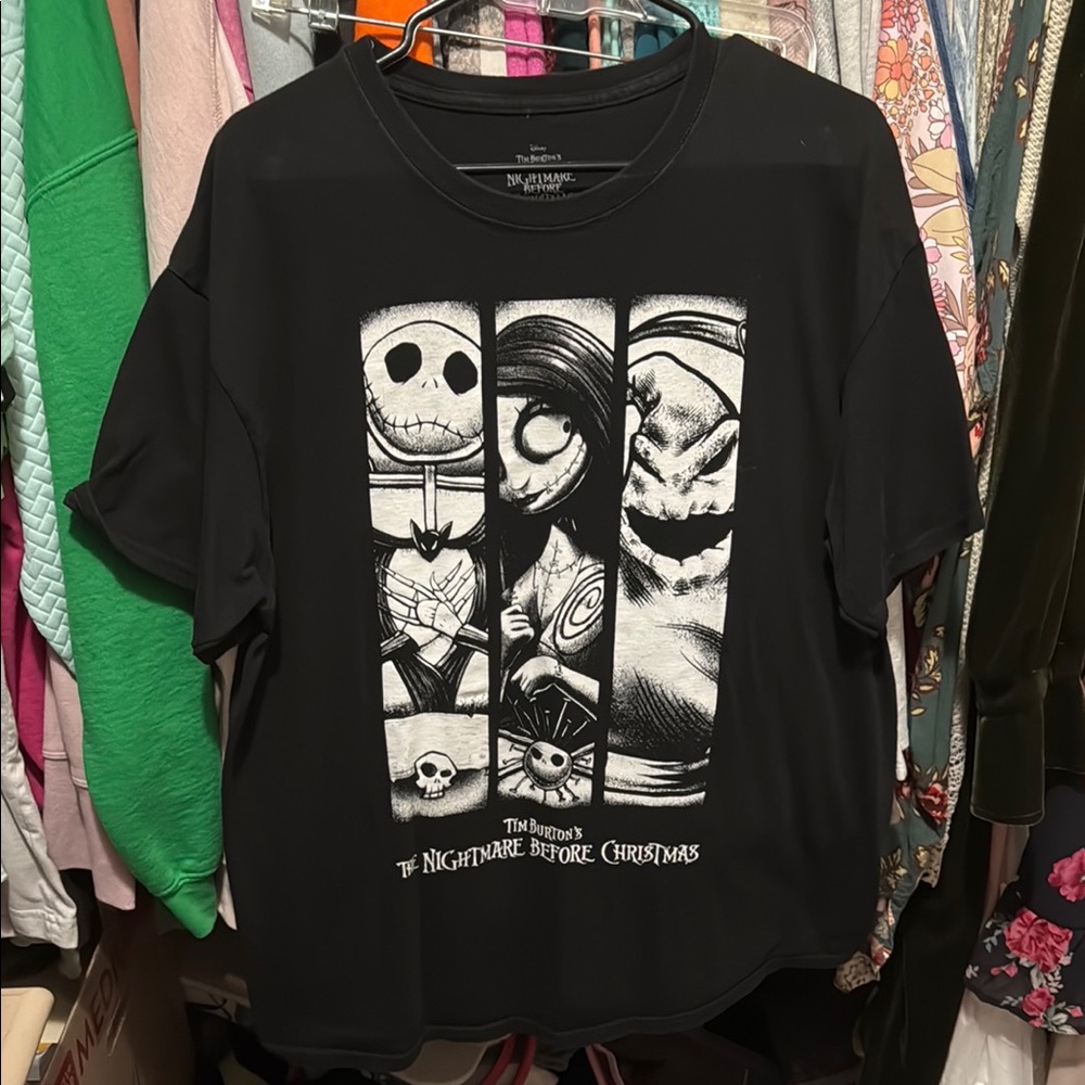 Disney Black Nightmare Before Christmas Tee